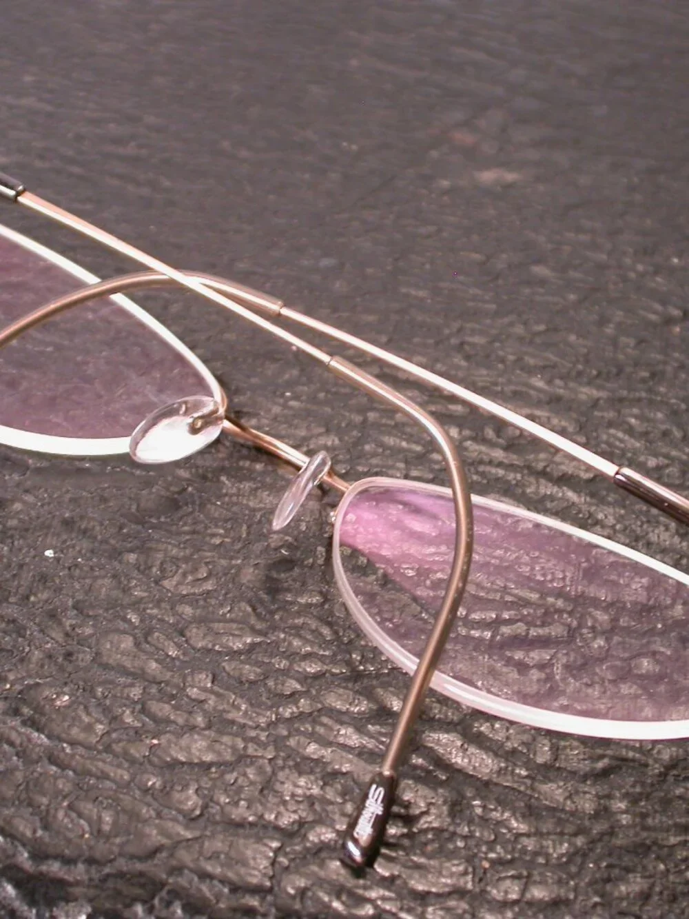 Silhouette Titan Frameless Gold Eyeglasses Made in Austria